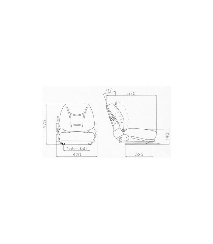 ASIENTO CARRETILLA RM52