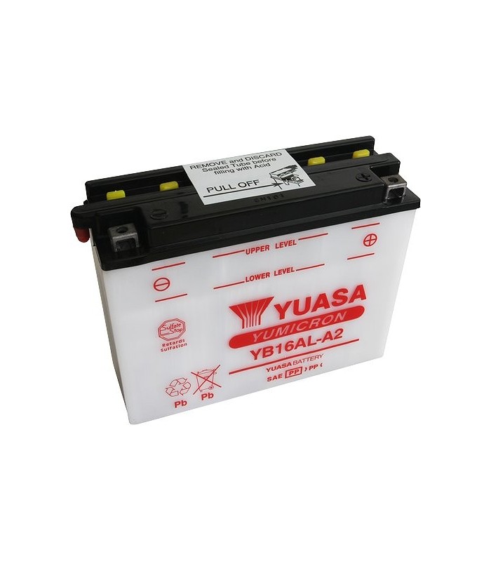 BATERIA MOTOCICLETA YB16AL-A2 12V 16AH YUASA