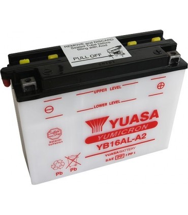 BATERIA MOTOCICLETA YB16AL-A2 12V 16AH YUASA