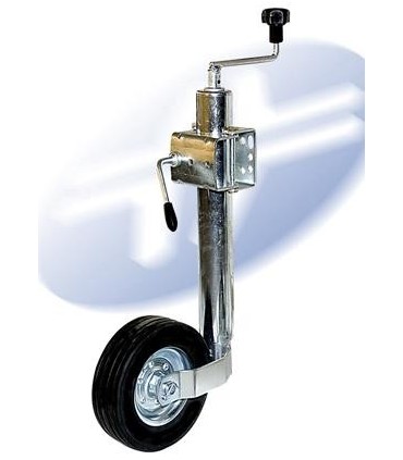 RUEDA JOCKEY 60MM C/ABRAZADERA