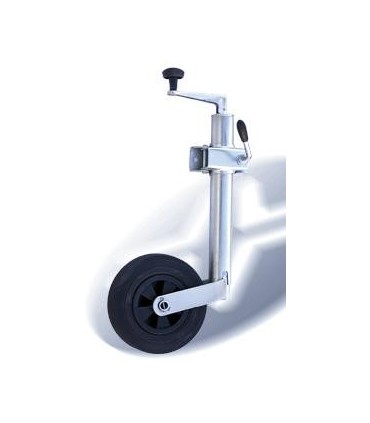 RUEDA JOCKEY 48MM C/ABRAZADERA