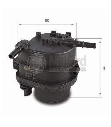 FILTRO COMBUSTIBLE CITROEN / PEUGEOT 1.4HDI