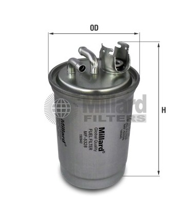 FILTRO COMBUSTIBLE SEAT / VW 1H0127401C