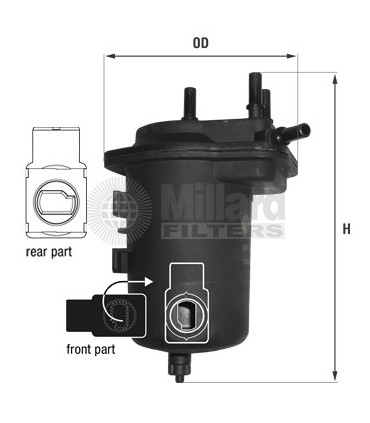 FILTRO COMBUSTIBLE RENAULT 1.5DCI