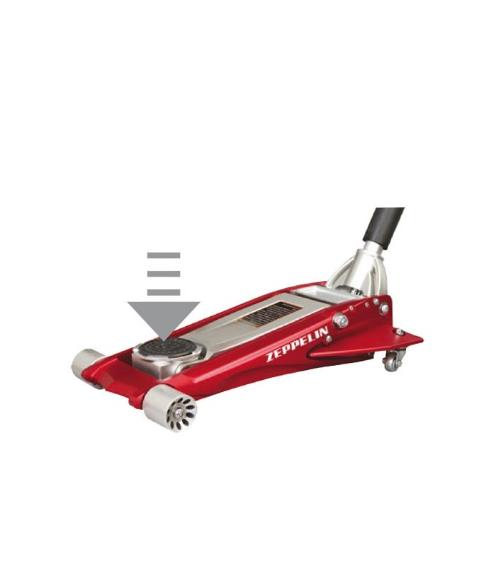 GATO CARRETILLA ALUMINIO 2TN PROFESIONAL ZEPPELIN