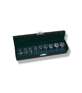 JUEGO VASOS TORX 1/2" CARTULL