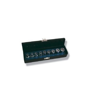 JUEGO VASOS TORX 1/2" CARTULL