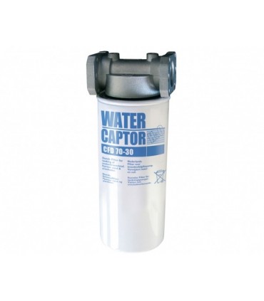 FILTRO SEPARADOR AGUA WATER CAPTOR 30 MICRAS 70 L/MIN