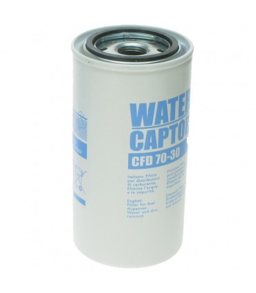 CARTUCHO FILTRO SEPARADOR AGUA WATER CAPTOR 30 MICRAS 70 L/MIN