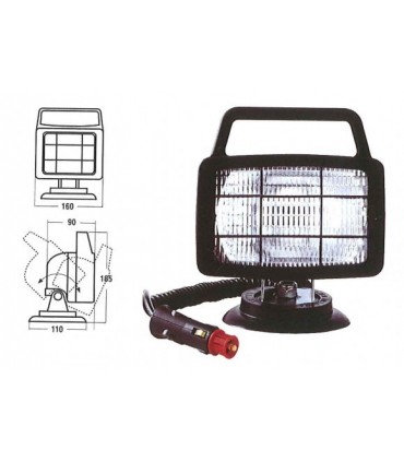 FARO DE TRABAJO MAGNÉTICO H3 12V55W