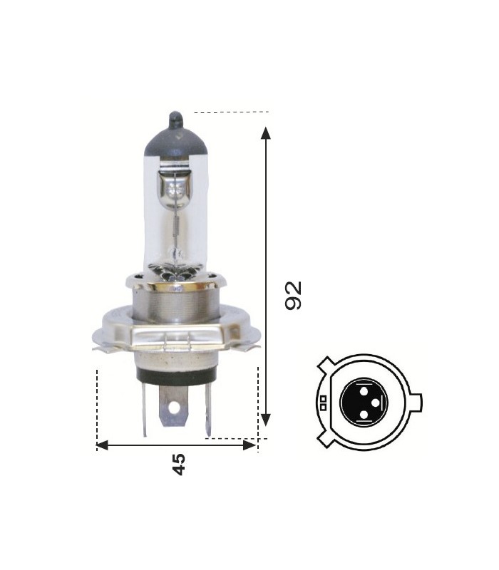 LAMPARA HALOGENA H7 PX26D