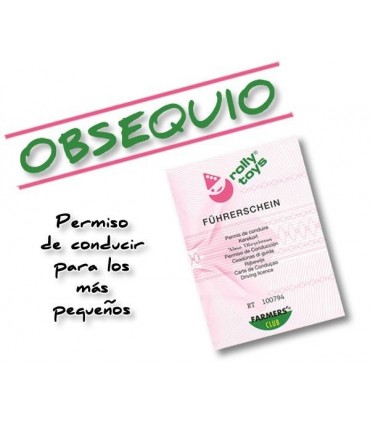 TRACTOR DE PEDALES CON PALA Y REMOLQUE JUNIOR RT