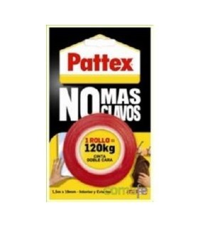 CINTA ADHESIVA NO MAS CLAVOS 120KG PATTEX