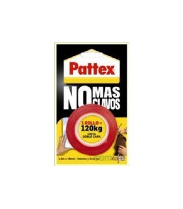 CINTA ADHESIVA NO MAS CLAVOS 120KG PATTEX