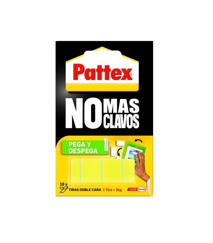 TIRAS NO MAS CLAVOS 2KG PATTEX PEGA Y DESPEGA