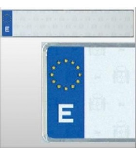 PLACA LARGA EUROPEA