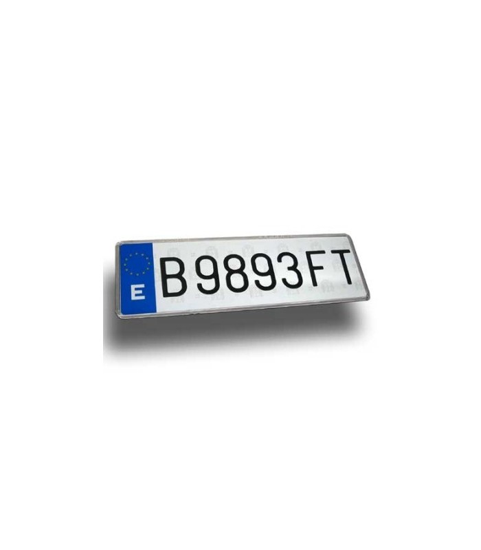 PLACA TIPO ALFA ROMERO                             