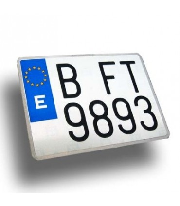 PLACA MOTOCICLETA EUROPEA