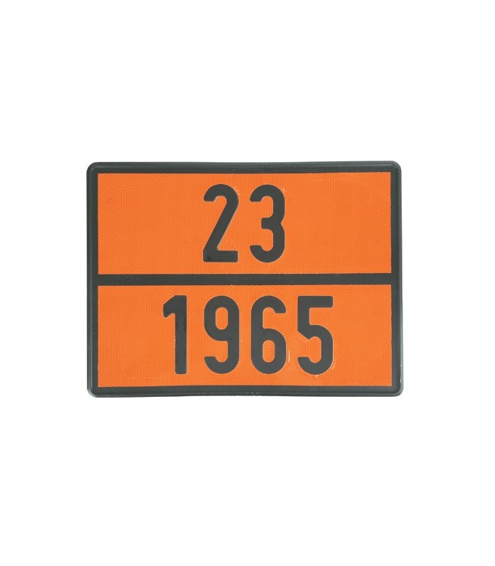 PLACA TRANSPORTE GAS 23/1965