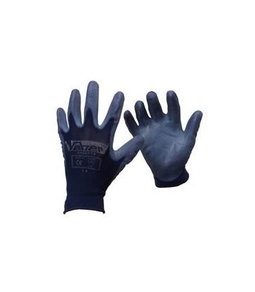 GUANTE POLIURETANO AZUL 