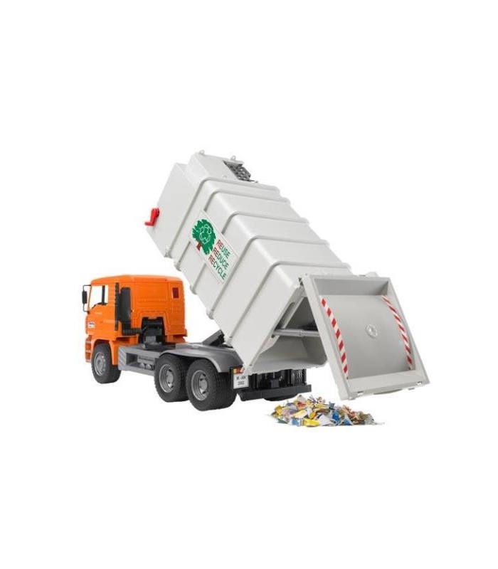 CAMIÓN BASURA JUGUETE MAN TG410A CARGA LATERAL