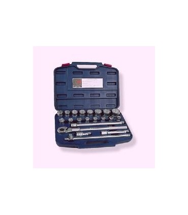 ESTUCHE LLAVE VASOS 3/4" 21 PZAS CARTULL