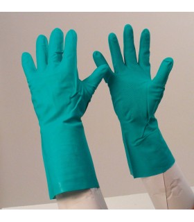 GUANTE NITRILO VERDE "ECONOMICO"