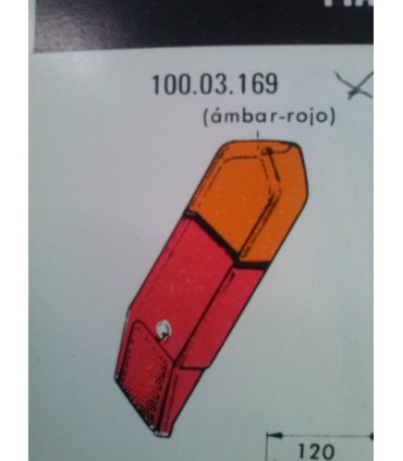 Talco piloto trasero Seat 124, 1430 familiar, Fiat 124 familiar