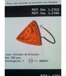 PILOTO INTERMITENTE LATERAL DERECHO SEAT RONDA
