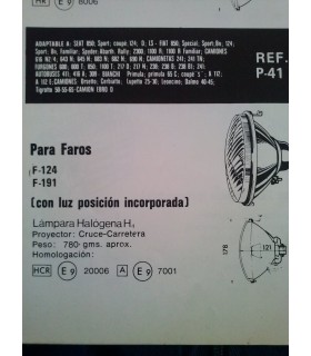 FARO CRUCE-CARRETERA SEAT-850-124