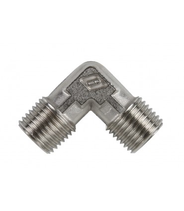 Racor “l” macho-macho rosca 3/8 bspp