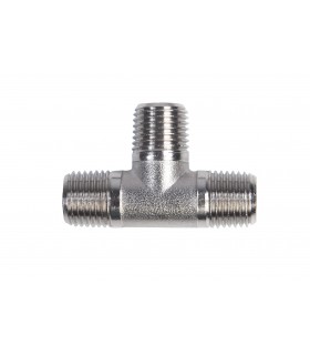 Racor “t” macho-macho-macho 1/4 bspp