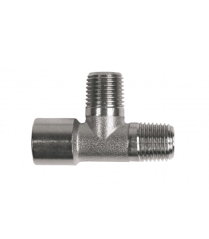 Racor “t” hembra-macho-macho 1/4 bspp