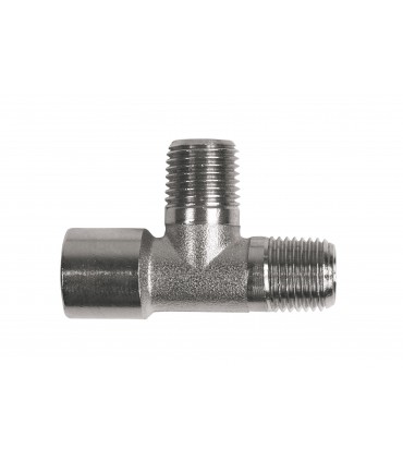 Racor “t” hembra-macho-macho 1/4 bspp