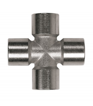Racor cruz h-h-h-h 1/4 bspp