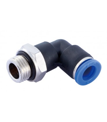 Codo orientable rosca macho cilíndrica ø 10 r 1/2 bspp