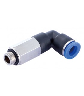 Codo prolongado orientable rosca macho cilíndrica ø 10 r 1/4 bspp