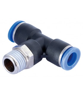 “t” orientable rosca central macho cónica ø 10 r 3/8 bspt