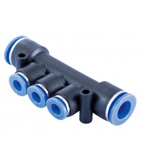 Distribuidor múltiple tubo reducido ø1-6 ø2-4