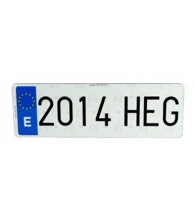 PLACA "HILTEK" MOTOCICLETA 220X160MM