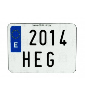 PLACA "HILTEK" MOTOCICLETA 220X160MM