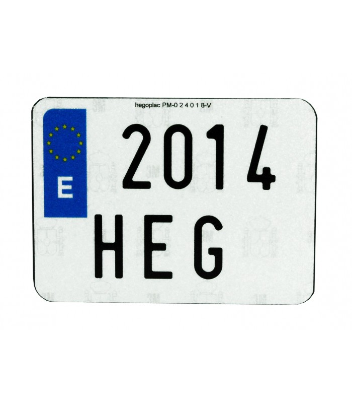 PLACA "HILTEK" MOTOCICLETA 220X160MM