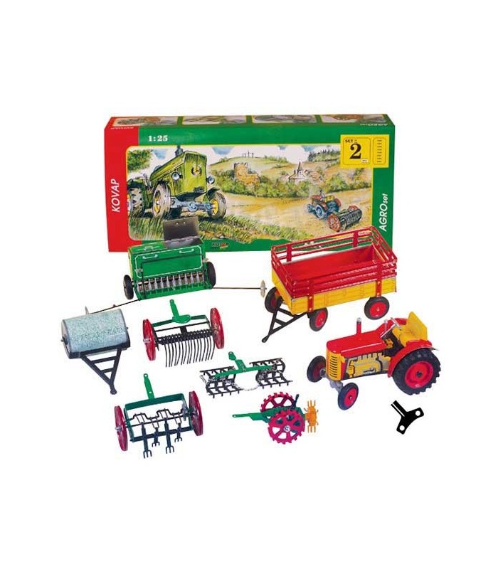 TRACTOR A CUERDA + APEROS KOVAP