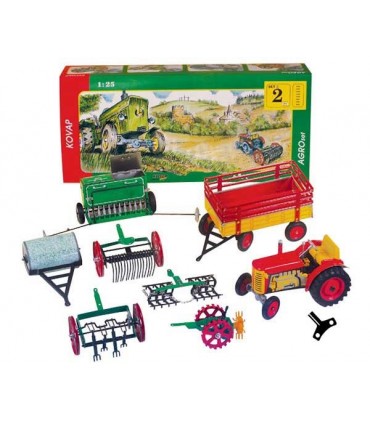 TRACTOR A CUERDA + APEROS KOVAP