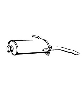 SILENCIOSO TRASERO PEUGEOT 309 GL                 