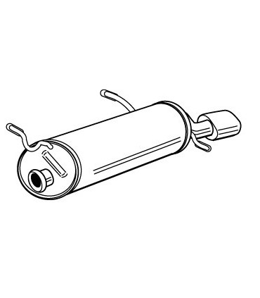SILENCIOSO TRAS.CITROEN ZX 1.81                   