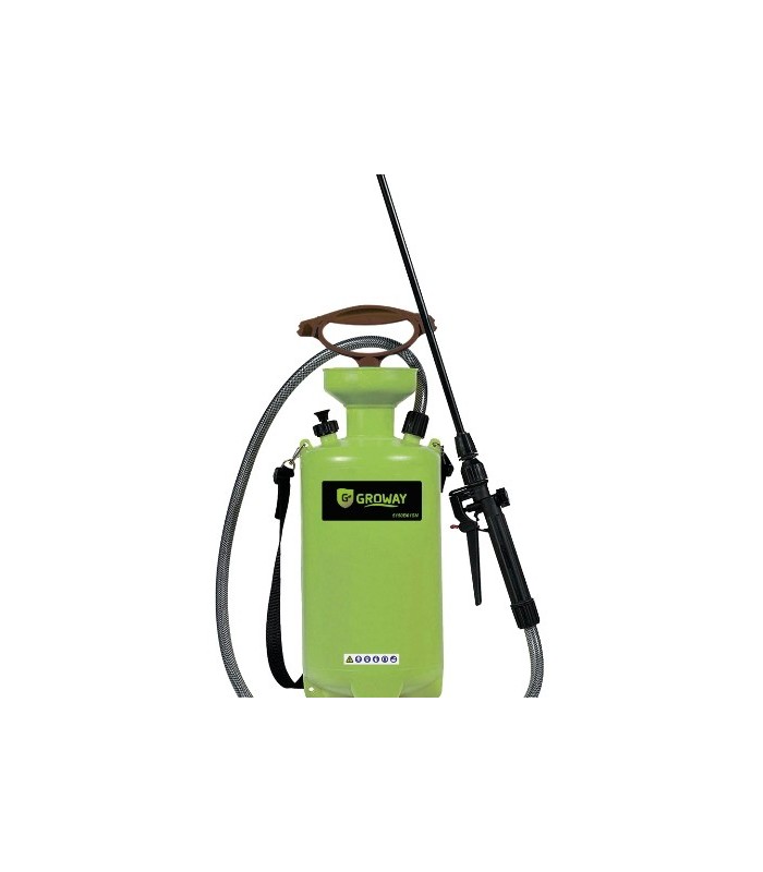 MOCHILA PULVERIZAR 8 LITROS C/MANOMETRO GROWAY