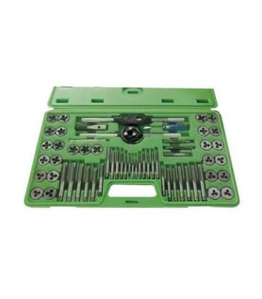 ESTUCHE MACHOS Y TERRAJAS 58 PIEZAS TITANIO
