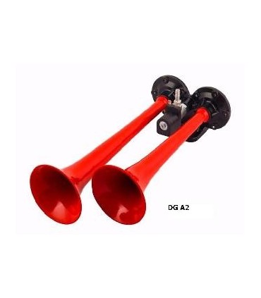 JUEGO BOCINA CARACOLA 90MM 12V