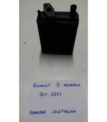 RADIADOR CALEFACCION RENAULT 5 Y 7 DESDE 1972 HASTA 1984